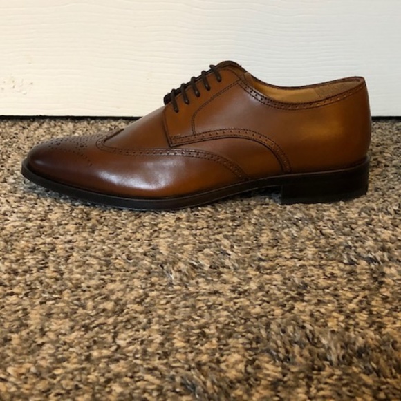 BRAND NEW Suit Supply Cognac Leather Derby Brogues main image 4